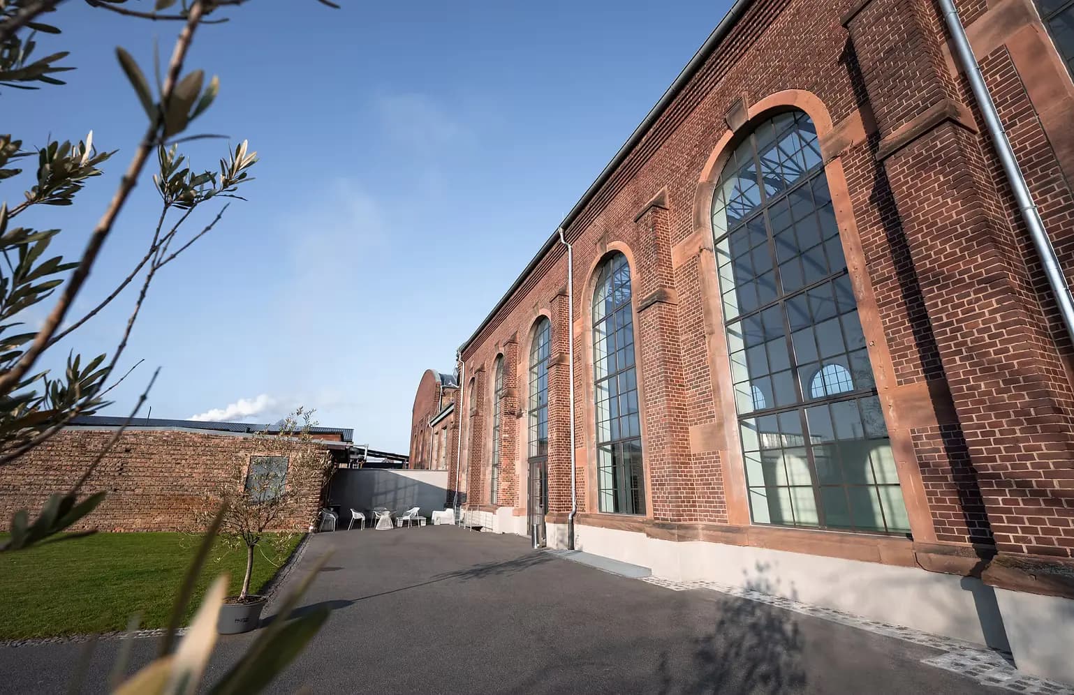 Backsteinfassade der Alten Schildkrötfabrik